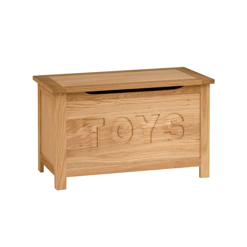 Alderley Oak Toy Box (A376) with Free Delivery The Cotswold Company