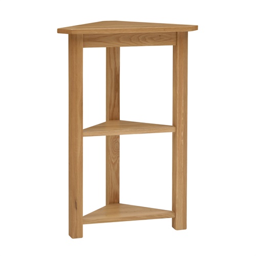 Newark Oak Corner Table (L336) with Free Delivery The Cotswold Company