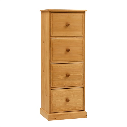 Dorchester Pine 4 Drawer Filing (M254) with Free Delivery The Cotswold Company
